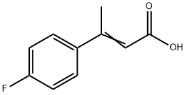 (E)-3-(4-FLUORO-PHENYL)-BUT-2-ENOIC ACID,1201-86-1,结构式