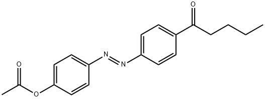 [4-(4-pentanoylphenyl)diazenylphenyl] acetate,120102-96-7,结构式