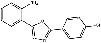 2-(2-AMINOPHENYL)-5-(4-CHLOROPHENYL)-1,3,4-OXADIAZOLE Structure