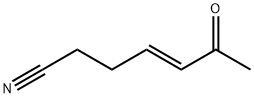 4-Heptenenitrile, 6-oxo-, (4E)- (9CI) Struktur