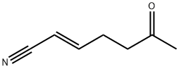 2-Heptenenitrile, 6-oxo-, (E)- (9CI) 结构式