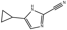 2-CYANO-4-CYCLOPROPYL-1H-IMIDAZOLE, 120118-65-2, 结构式