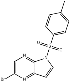 N-甲苯磺酰基-5-溴-4,7-二氮杂吲哚,1201186-54-0,结构式