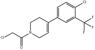 2-chloro-1-(4-(4-chloro-3-(trifluoroMethyl)phenyl)-5,6-dihydropyridin-1(2H)-yl)ethanone|2-氯-1-(4-(4-氯-3-(三氟甲基)苯基)-3,6-二氢吡啶-1(2H)-基)乙烷-1-酮