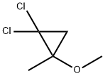 Cyclopropane, 1,1-dichloro-2-methoxy-2-methyl- (9CI) 结构式