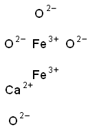 铁酸钙,12013-33-1,结构式