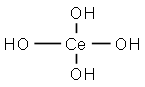 Cerium tetrahydroxide Structure