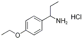 1-(4-乙氧基苯基)丙-1-胺盐酸盐,1201633-52-4,结构式
