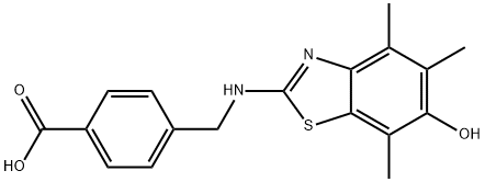 120165-40-4 Benzoic  acid,  4-[[(6-hydroxy-4,5,7-trimethyl-2-benzothiazolyl)amino]methyl]-