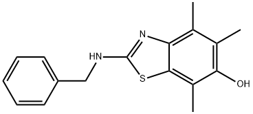 6-벤조티아졸롤,4,5,7-트리메틸-2-[(페닐메틸)아미노]-