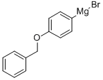 4-ベンジルオキシフェニルマグネシウムブロミド 化学構造式