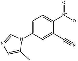5-(5-Methyl-1H-iMidazol-1-yl)-2-nitrobenzonitrile,1201902-35-3,结构式