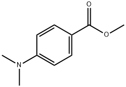 4-二甲氨基苯甲酸甲酯, 1202-25-1, 结构式