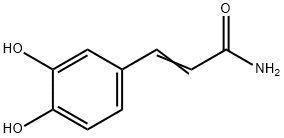 3,4-二羟基肉桂酰胺, 1202-41-1, 结构式