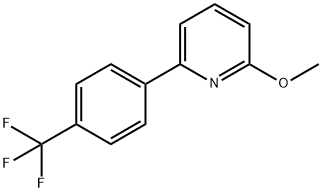 2-甲氧基-6-(4-(三氟甲基)苯基)吡啶, 1202026-99-0, 结构式