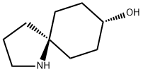 (5R,8S)-1-アザスピロ[4.5]デカン-8-オール塩酸塩 化学構造式