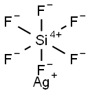 六氟硅酸银, 12021-64-6, 结构式