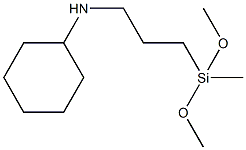 3-(N-CYCLOHEXYLAMINO)PROPYLMETHYLDIMETHOXYSILANE Structure