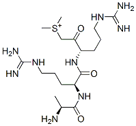 alanyl-arginyl-arginylmethyldimethylsulfonium Structure