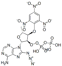 2',3'-O (2,4,6-trinitrophenyl)-8-azidoadenosine diphosphate Structure