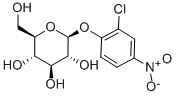 2-CHLORO-4-NITROPHENYL-BETA-D-GLUCO- PYRANOSIDE* Struktur