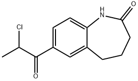 7-(2-CHLOROPROPANOYL)-2,3,4,5-TETRAHYDRO-1H-1-BENZAZEPIN-2-ONE,120223-94-1,结构式
