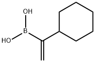 (1-环己基乙烯基)硼酸 结构式