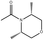 Morpholine, 4-acetyl-3,5-dimethyl-, cis- (9CI) 结构式