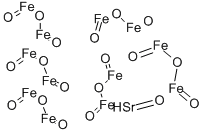 STRONTIUM FERRITE 化学構造式