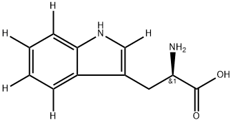 D-Tryptophan-d5 Struktur