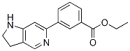 Benzoic acid, 3-(2,3-dihydro-1H-pyrrolo[3,2-c]pyridin-6-yl)-, ethyl ester Structure