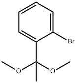 2'-ブロモアセトフェノン ジメチル ケタール 化学構造式