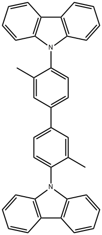 4,4'-双(9-咔唑基)-2,2'-二甲基联苯,120260-01-7,结构式