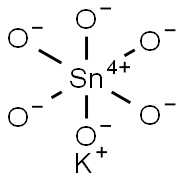 POTASSIUM STANNATE TRIHYDRATE Struktur