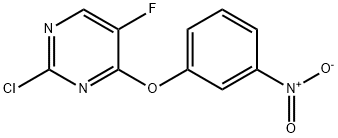 2-Chloro-5-fluoro-4-(3-nitrophenoxy)-pyrimidine Structure