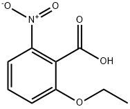 Benzoic acid, 2-ethoxy-6-nitro- (9CI) 化学構造式