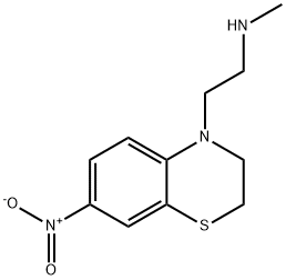 N-Methyl-2-(7-nitro-2,3-dihydrobenzo[b][1,4]thiazin-4-yl)ethanaMine 化学構造式