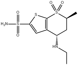 ドルゾラミド 化学構造式