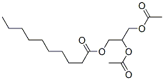 1,2-diacetyl-3-decanoylglycerol 结构式