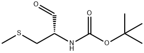 (S)-叔丁基(1-(甲硫基)-3-氧代丙-2-基)氨基甲酸酯 结构式