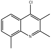 4-CHLORO-2,3,8-TRIMETHYLQUINOLINE Struktur