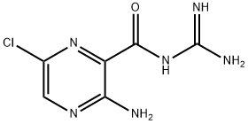 5H-amiloride 结构式