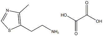 2-(4-Methylthiazol-5-yl)ethanaMine coMpound with 1,2-dihydroperoxyethyne (1:1) Struktur