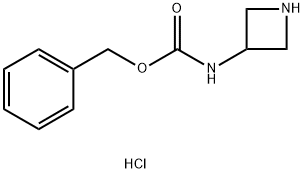 アゼチジン-3-イルカルバミン酸ベンジル塩酸塩 化学構造式
