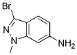 3-Bromo-1-methyl-1H-indazol-6-ylamine Struktur