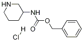 3-BENZYLOXYCARBONYLAMINO-PIPERIDINE-HCl Struktur