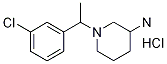 1-[1-(3-Chloro-phenyl)-ethyl]-piperidin-3-ylaMine hydrochloride, 98+% C13H20Cl2N2, MW: 275.22 Struktur
