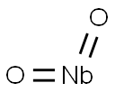 ニオブ(IV)ジオキシド 化学構造式