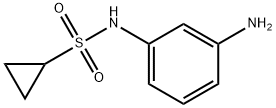 N-(3-AMINOPHENYL)CYCLOPROPANESULFONAMIDE 结构式