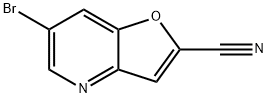 6-Bromofuro[3,2-b]pyridine-2-carbonitrile Structure